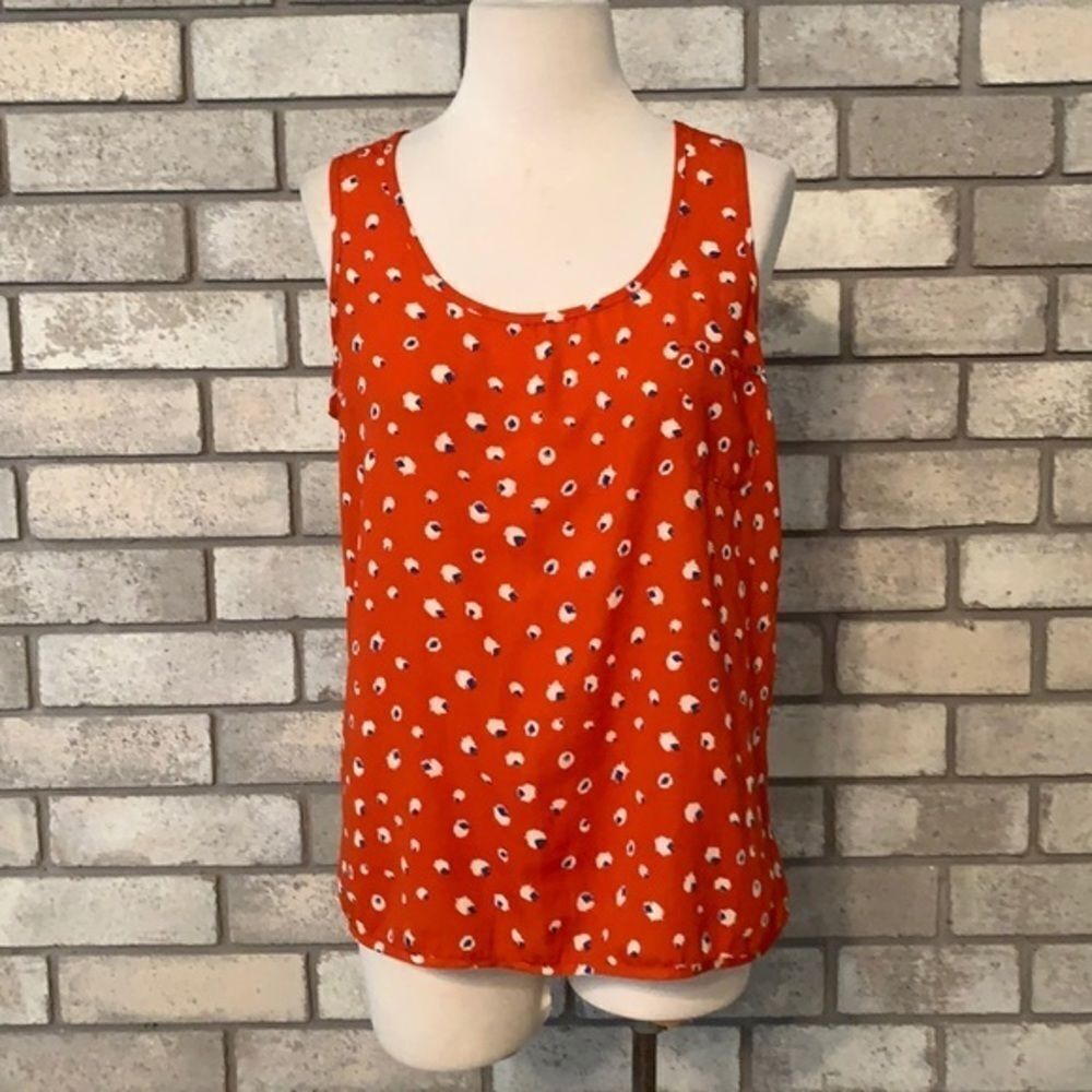 3for$20 sleeveless top blouse small mimo orange